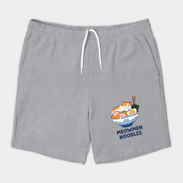 Meowmen Noodles – Happy Cat Ramen Bowl Foodie Art by Designed By Marty