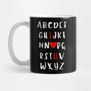 Alphabet of Love Mug