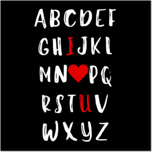 Alphabet of Love Posters and Art