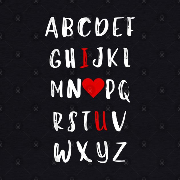 Alphabet of Love by Creatifly Graphic Tees