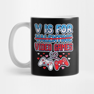 V Is For Video Games Mug