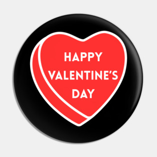 Happy Valentine’s Day Heart Pin