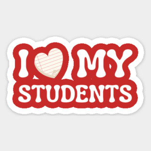 I Love My Students Magnet