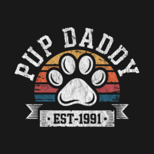 Pup Daddy Retro 1991 T-Shirt