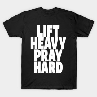 Gym Prayer Tee - Holy Gains Fitness Design T-Shirt