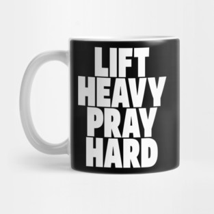 Gym Prayer Tee - Holy Gains Fitness Design Mug