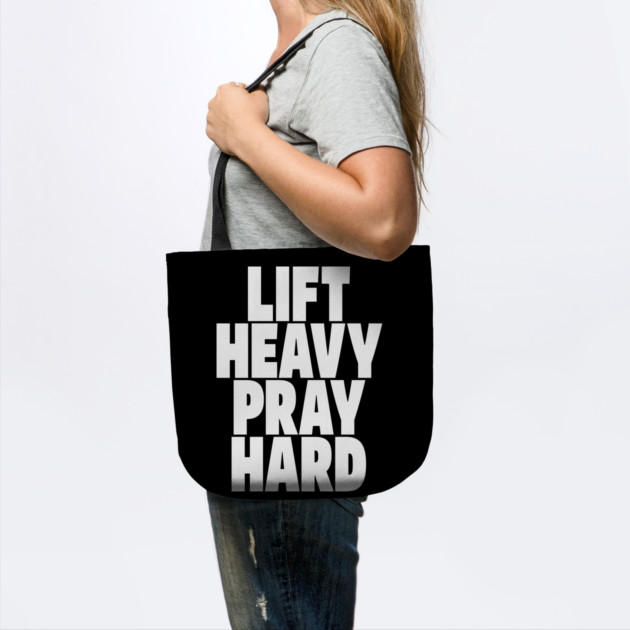 Gym Prayer Tee - Holy Gains Fitness Design by OUTFITPAW