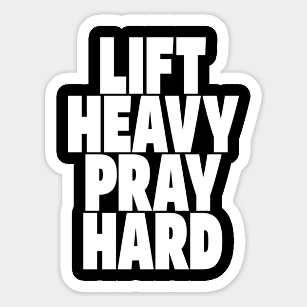 Gym Prayer Tee - Holy Gains Fitness Design Magnet by OUTFITPAW