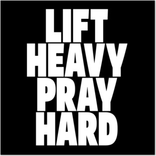 Gym Prayer Tee - Holy Gains Fitness Design Posters and Art