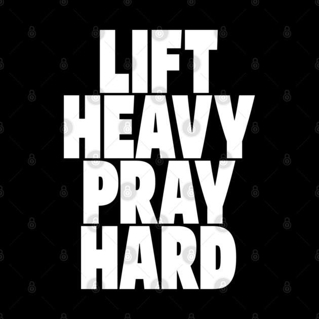 Gym Prayer Tee - Holy Gains Fitness Design by OUTFITPAW