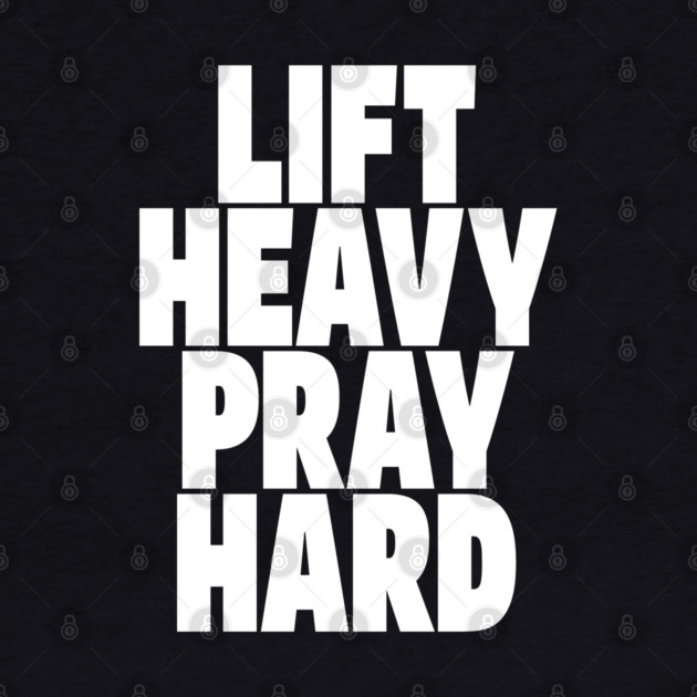 Gym Prayer Tee - Holy Gains Fitness Design by OUTFITPAW