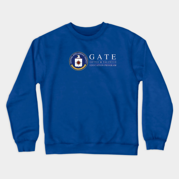 GATE Program Shirt Crewneck Sweatshirt by Lou Johnson