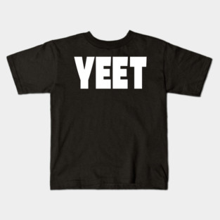 Yeet Graphic Tee - Trendy Slang Statement Design "YEET" Kids T-Shirt