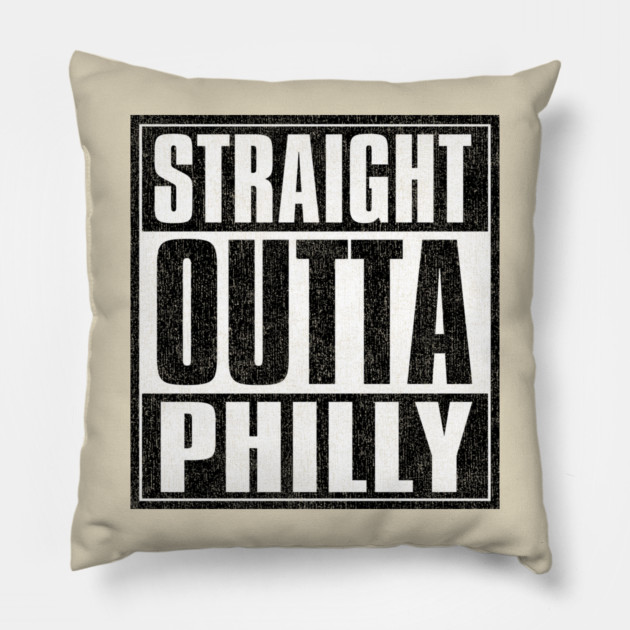 Straight Outta PHILLY Pillow by DankyDevito