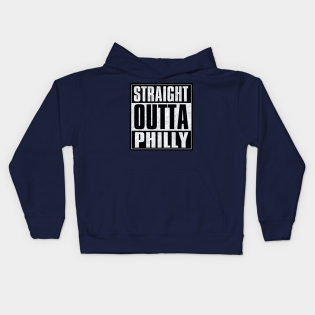 Straight Outta PHILLY Kids Hoodie by DankyDevito