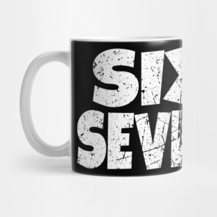 Six Seven Distressed Tee - Tall Pride Bold Statement Mug
