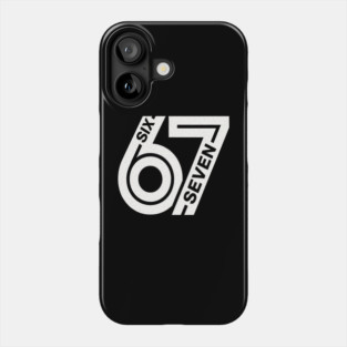 Fun Six Seven 6 7 Meme Design Phone Case