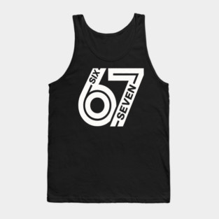 Fun Six Seven 6 7 Meme Design Tank Top