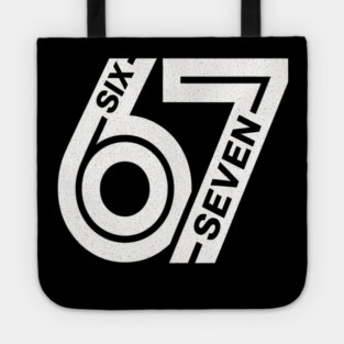 Fun Six Seven 6 7 Meme Design Tote