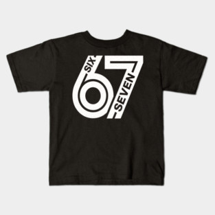 Fun Six Seven 6 7 Meme Design Kids T-Shirt