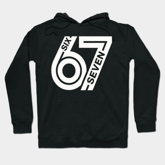 Fun Six Seven 6 7 Meme Design Hoodie by OUTFITPAW