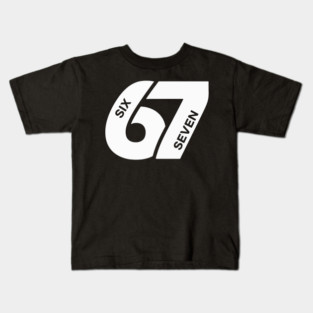 Fun Six Seven 6 7 Meme Design Kids T-Shirt