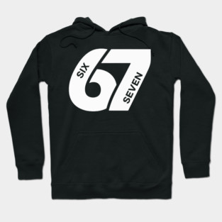 Fun Six Seven 6 7 Meme Design Hoodie