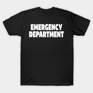 ER Professional Tee - Emergency Department Squad Design T-Shirt