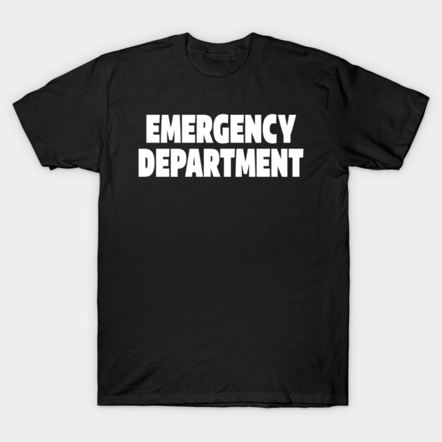 ER Professional Tee - Emergency Department Squad Design T-Shirt by OUTFITPAW