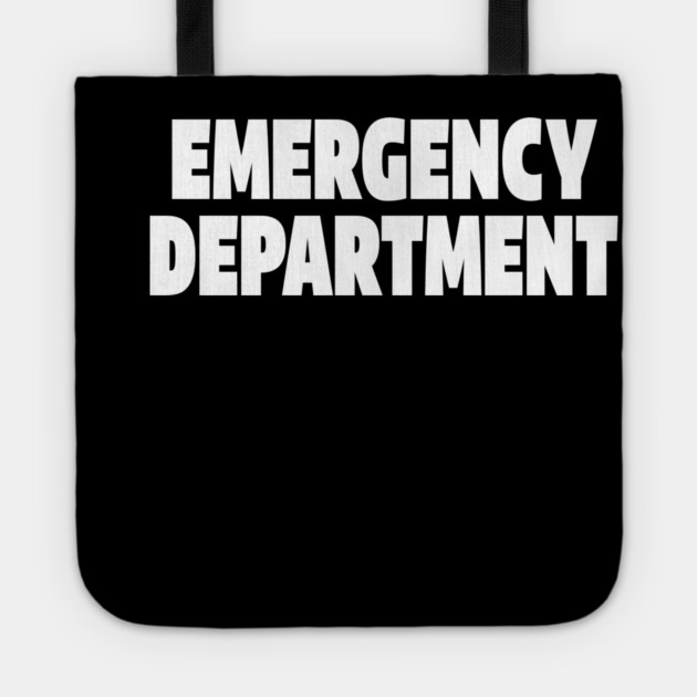 ER Professional Tee - Emergency Department Squad Design Tote by OUTFITPAW