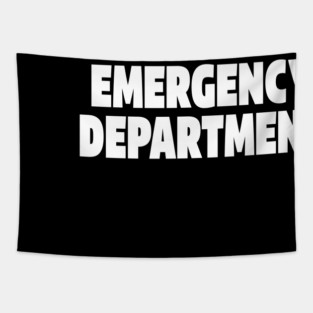 ER Professional Tee - Emergency Department Squad Design Tapestry