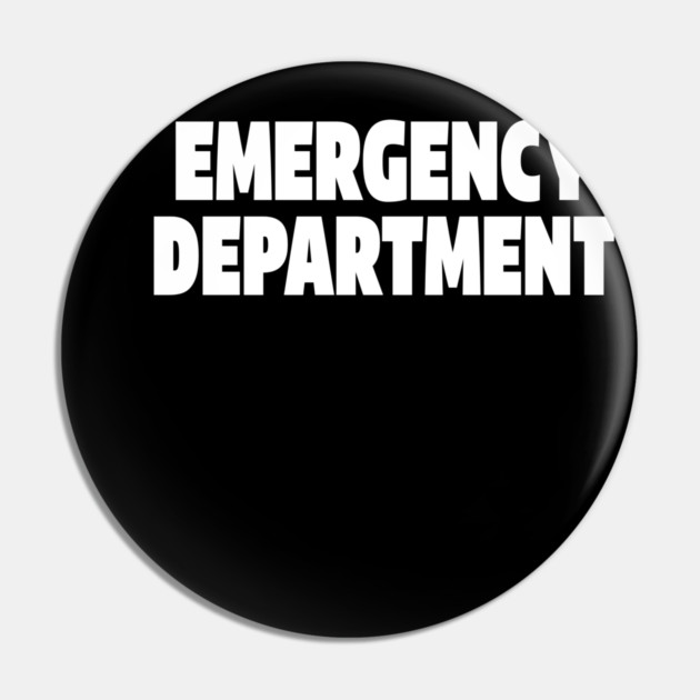 ER Professional Tee - Emergency Department Squad Design Pin by OUTFITPAW