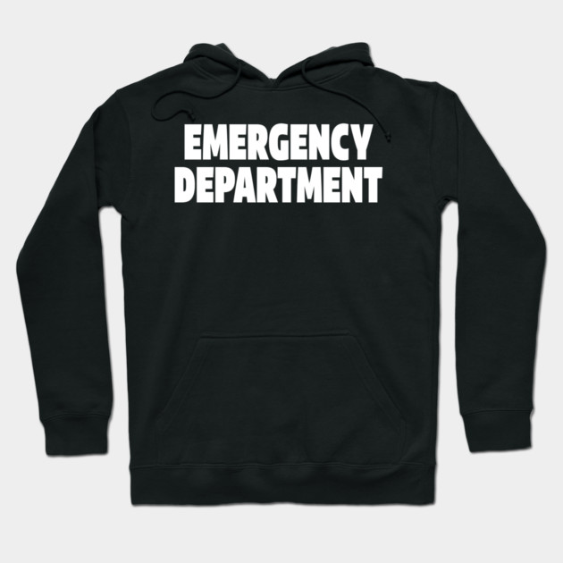 ER Professional Tee - Emergency Department Squad Design Hoodie by OUTFITPAW
