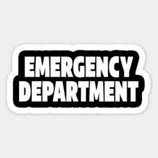 ER Professional Tee - Emergency Department Squad Design Magnet