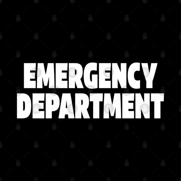 ER Professional Tee - Emergency Department Squad Design by OUTFITPAW
