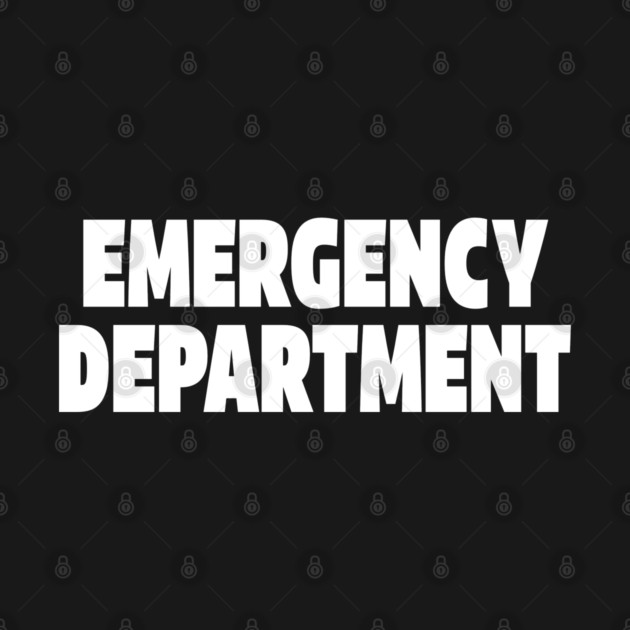 ER Professional Tee - Emergency Department Squad Design by OUTFITPAW