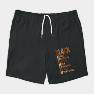 Black History Month Acronym Shorts