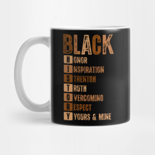 Black History Month Acronym Mug