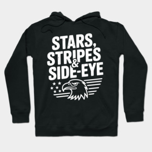 Stars, Stripes & Side-Eye Hoodie