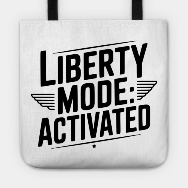 Liberty Mode: Activated Tote by Frank Ring