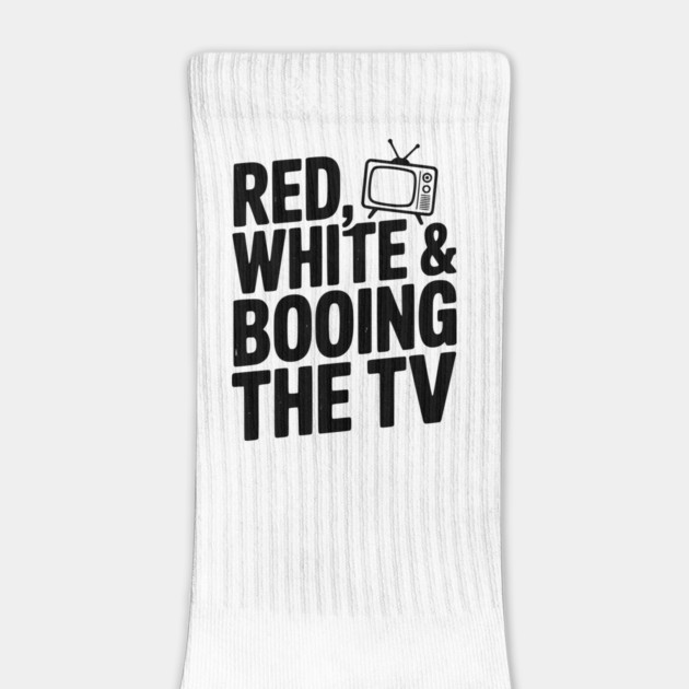 Red, White & Booing the TV by Frank Ring