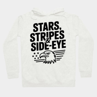 Stars, Stripes & Side-Eye Hoodie