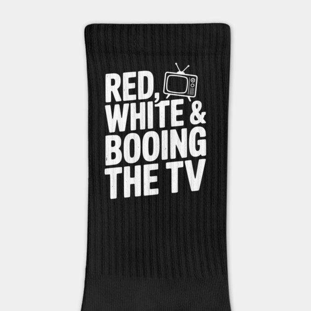 Red, White & Booing the TV by Frank Ring