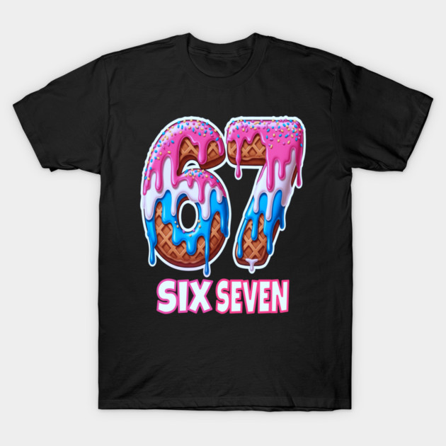 Six Seven Ice Cream Drip Cool Meme 67 Funny 6 7 Boys Youth T-Shirt by OUTFITPAW