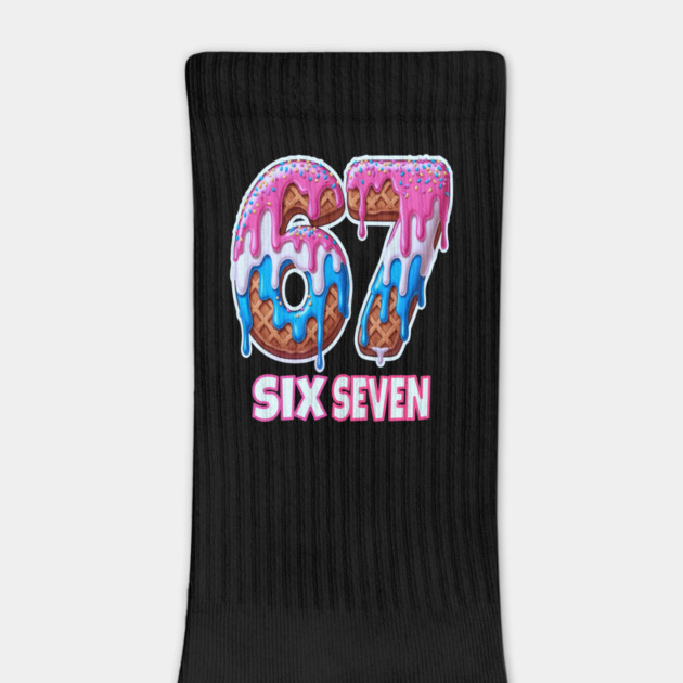 Six Seven Ice Cream Drip Cool Meme 67 Funny 6 7 Boys Youth by OUTFITPAW