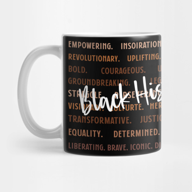 Empowering Black History Words by UrbanLifeApparel