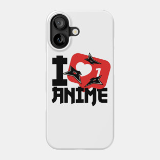 I Heart Anime Phone Case
