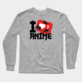 I Heart Anime Long Sleeve T-Shirt