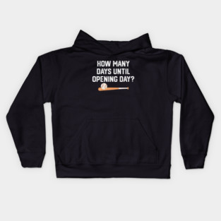 How Many Days Til Spring Training? Kids Hoodie