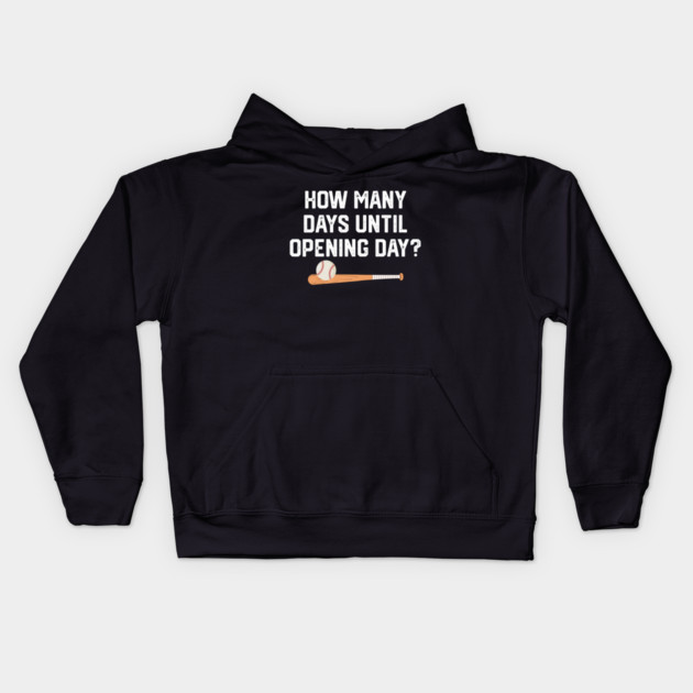 How Many Days Til Spring Training? Kids Hoodie by Litehouse Tees